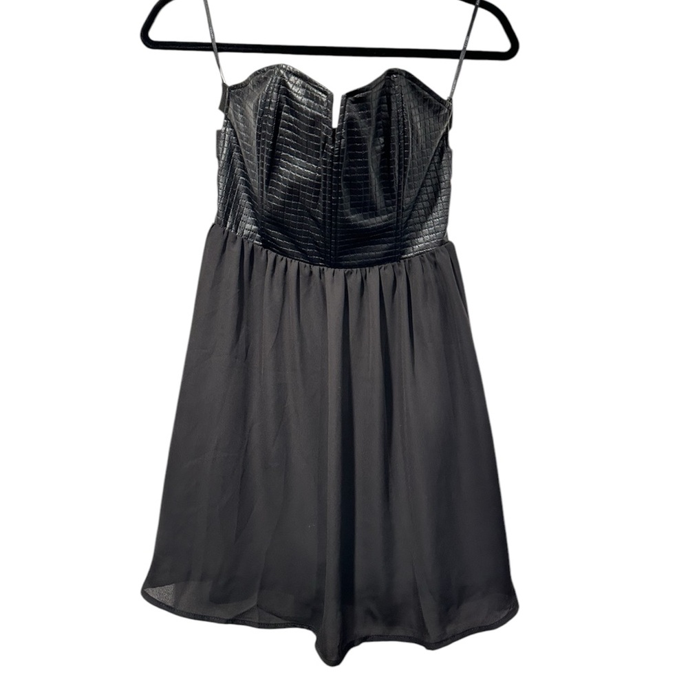 Forever 21 Moto-Inspired Tube Dress - Size S